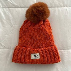 orange ugg beanie